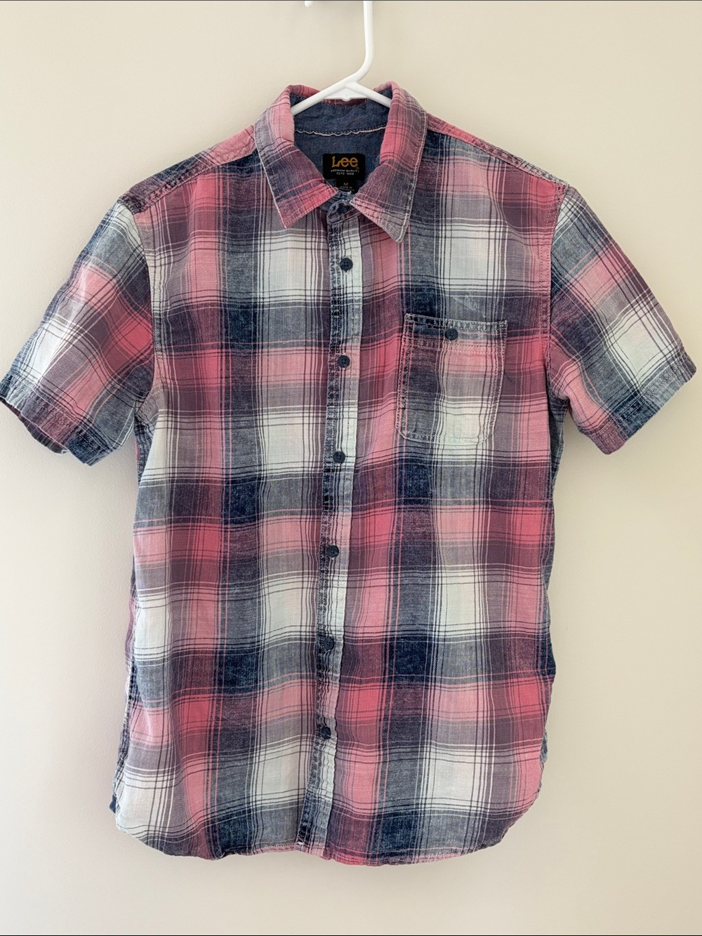 LEE Plaid Short Sleeve Shirt
